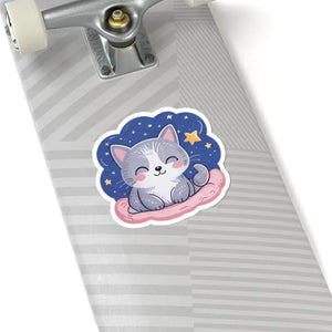 Cute Kawaii Kitty Kiss-cut Stickers - Fashion Charm - Dipaliz - Decorative