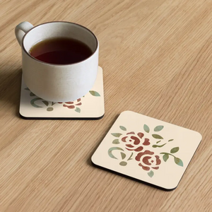 Heat Resistant Cork Back Coasters - no More Ring Stains - Dipaliz