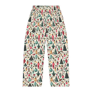Cozy Christmas Lights Pajama Pants - Festive Soft Loungewear - Dipaliz - Pajamas