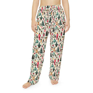 Cozy Christmas Lights Pajama Pants - Festive Soft Loungewear - Dipaliz - Pajamas