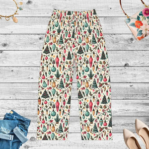 Cozy Christmas Lights Pajama Pants - Festive Soft Loungewear - Dipaliz - s - Pajamas