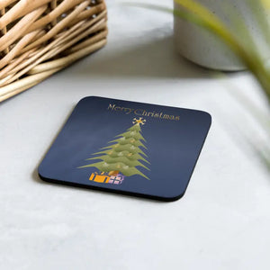 Christmas Tree Heat Resistant Hardboard Coasters - Dipaliz
