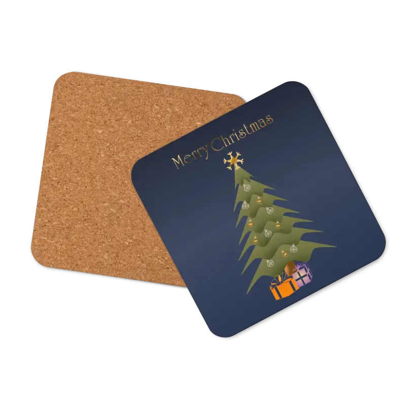 Elevate your Holiday Decor with Heat-resistant Tree Coasters - Kitchen and Dining