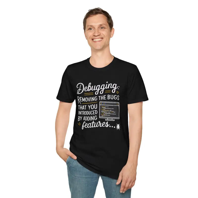 Cozy Coding Comfort: The Sustainable Debugging Tee - T-shirt