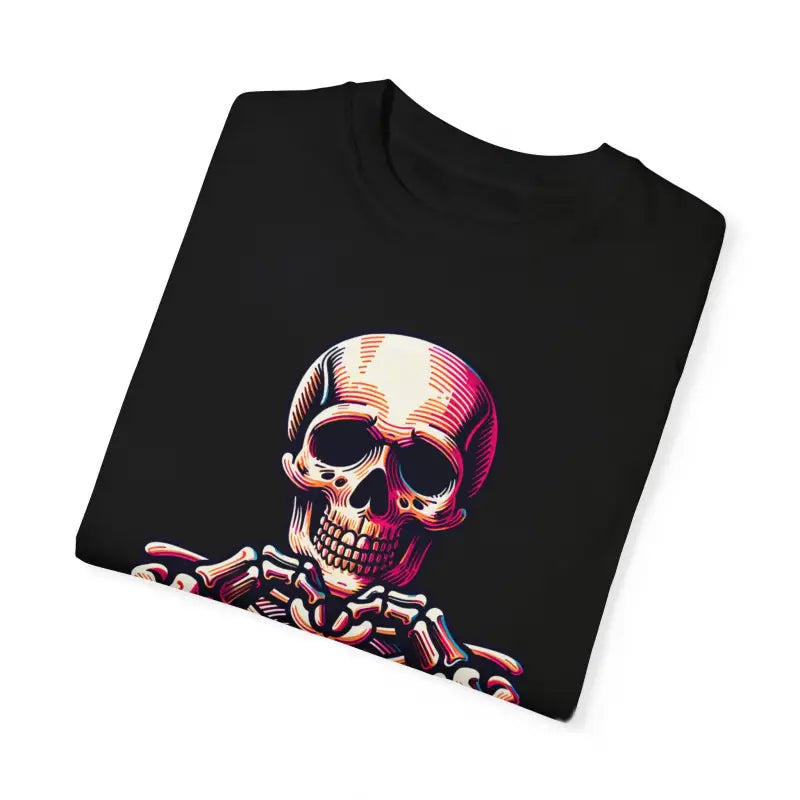 Stay Cozy with the Skeleton Heart Tee! - T-shirt