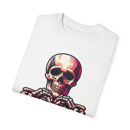 Stay Cozy with the Skeleton Heart Tee! - T-shirt