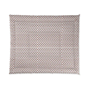 Polyester Weaved Pattern Comforter with Elegant Rose Design - Dipaliz - 104’’ × 88’’ - Quilts & Comforters