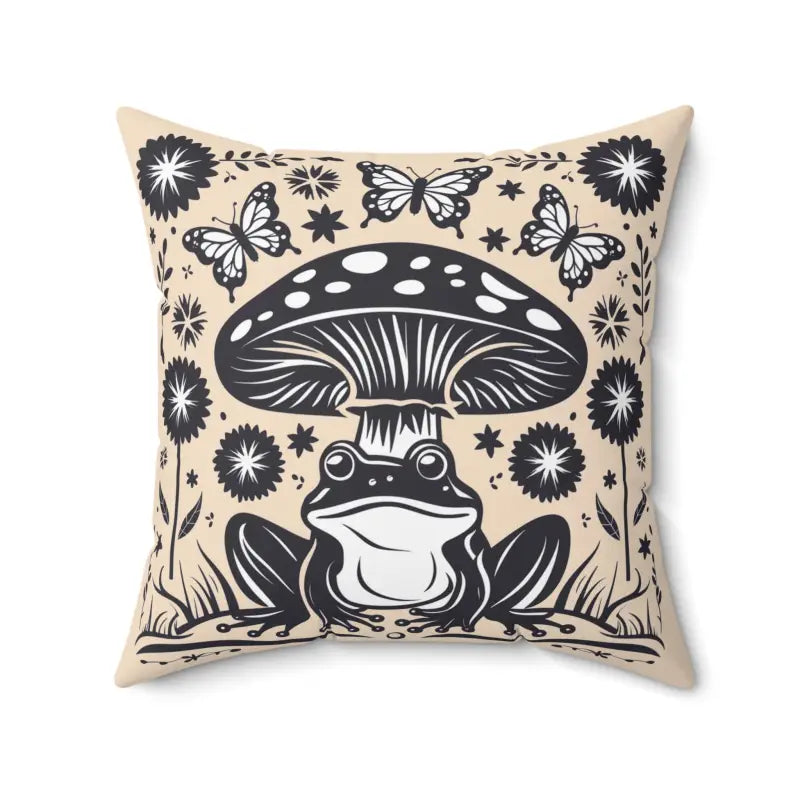 Snuggle Up with Stylish Frog Mushroom Pillows for Cozy Cottage Vibes - 20’’ × Home Decor