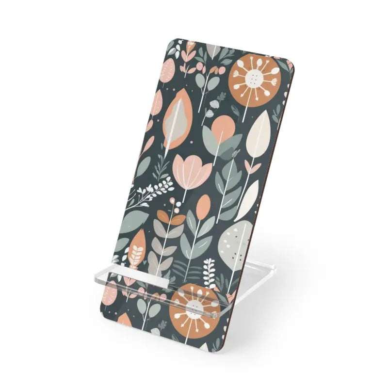 Transform your Desk with the Cozy Nature-inspired Floral Stand - 2.8’’ x 5.9’’ / Glossy Phone