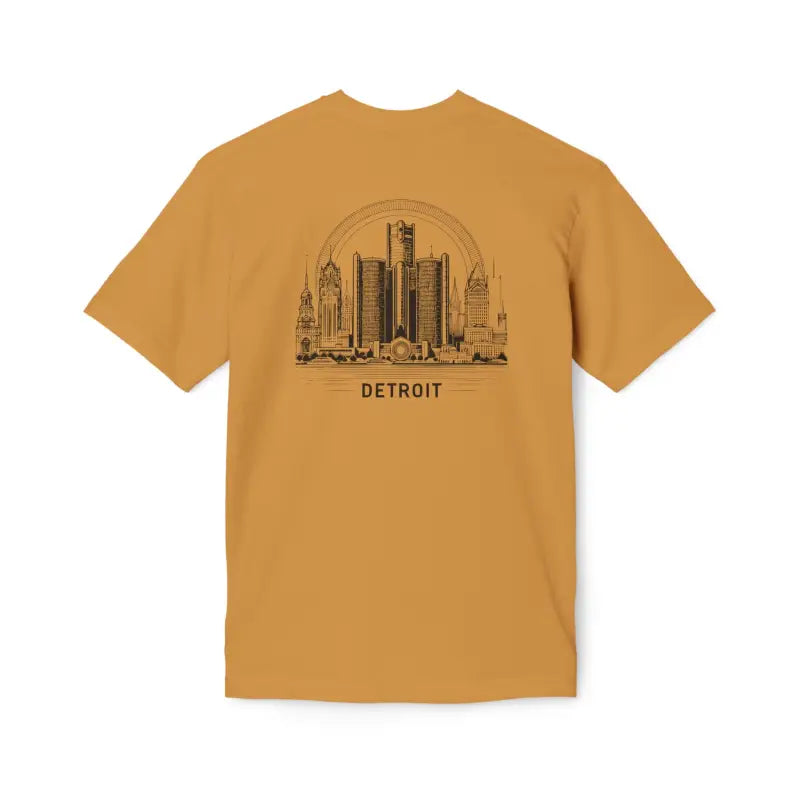 Cozy Detroit Skyline Cotton Tee: Fashion Trend 2024 Must-have! - T-shirt