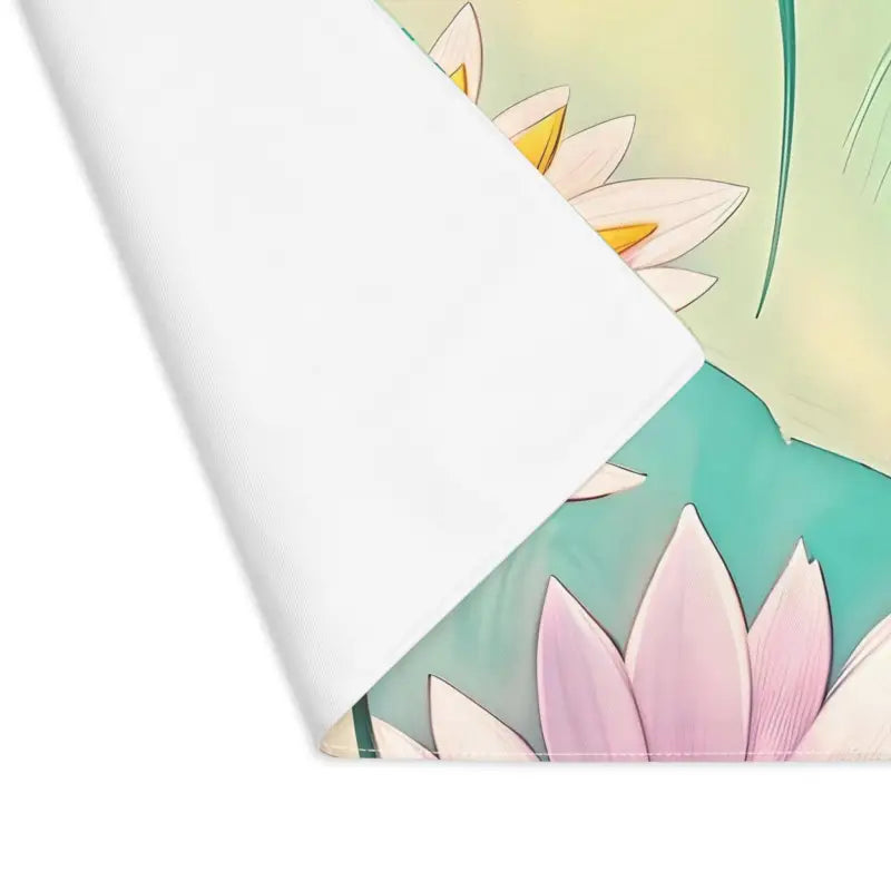 Elevate your Dining with Lotus Flowers Cotton Placemats - 18’’ × 14’’ Home Decor