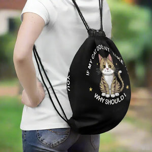 Cat-approved Gym Bag - Durable Drawstring Style - Dipaliz - one Size - Backpacks