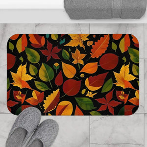 Bath Mat - Fall Foliage Comfort Style - Dipaliz - 34’’ × 21’’ - Mats & Rugs