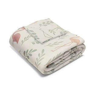Cozy Flamingo Fleece Blanket - Tropical Vibes Paradise - Dipaliz - Blankets