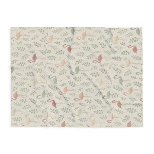 Flamingo Fleece Blanket – Cozy Tropical Vibes - Dipaliz - Blankets