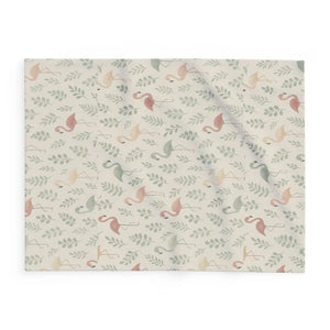 Flamingo Fleece Blanket – Cozy Tropical Vibes - Dipaliz - Blankets
