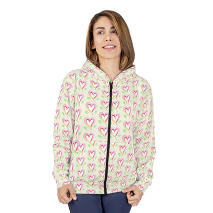 Stay Cozy & Stylish with our Unisex Zip Hoodie - All Over Prints