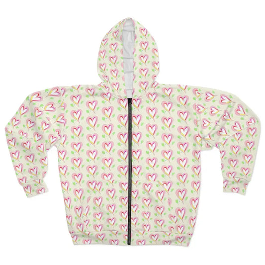 Stay Cozy & Stylish with our Unisex Zip Hoodie - Xs All Over Prints