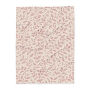 Floral Fleece Blanket - Cozy Arctic Design - Dipaliz - Blankets