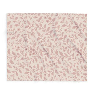 Floral Fleece Blanket - Cozy Arctic Design - Dipaliz - Blankets