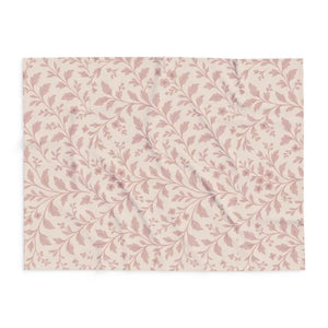 Floral Fleece Blanket - Cozy Arctic Design - Dipaliz - Blankets