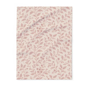 Floral Fleece Blanket - Cozy Arctic Design - Dipaliz - 30’’ × 40’’ - Blankets