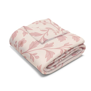 Floral Fleece Blanket – Cozy Arctic Design - Dipaliz - Blankets