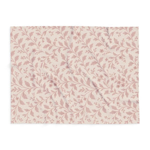 Floral Fleece Blanket – Cozy Arctic Design - Dipaliz - Blankets