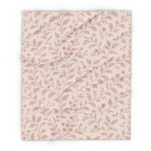 Floral Fleece Blanket – Cozy Arctic Design - Dipaliz - Blankets