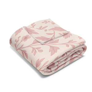 Floral Fleece Blanket – Cozy Arctic Design - Dipaliz - Blankets