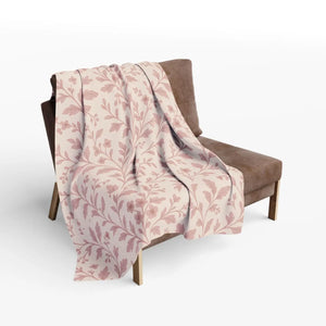 Floral Fleece Blanket – Cozy Arctic Design - Dipaliz - Blankets