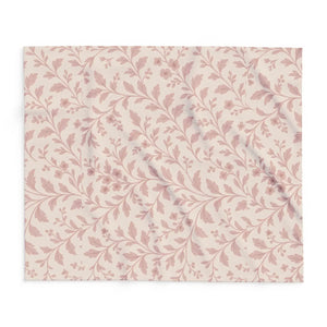 Floral Fleece Blanket – Cozy Arctic Design - Dipaliz - Blankets