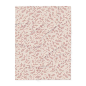 Floral Fleece Blanket – Cozy Arctic Design - Dipaliz - Blankets