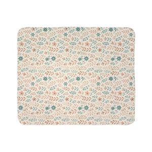 Fleece Sherpa Blanket Cozy Floral Warm Plush Comfort - Dipaliz - Blankets