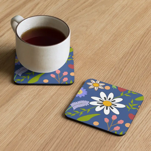 Floral Coaster - Hardboard Mdf Statement Decor - Dipaliz - Coasters