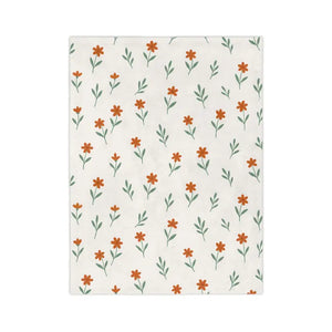 Cozy Floral Microfiber Blanket - Plush Comfort Warmth - Dipaliz - 40’’ × 30’’ - Blankets