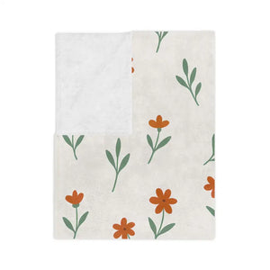 Cozy Floral Microfiber Blanket - Plush Comfort Warmth - Dipaliz - Blankets