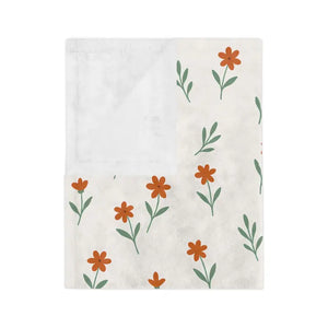 Cozy Floral Microfiber Blanket - Plush Comfort Warmth - Dipaliz - Blankets