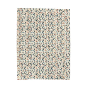 Velveteen Plush Blanket – Cozy Floral Throw - Dipaliz - Blankets