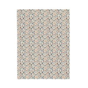 Velveteen Plush Blanket – Cozy Floral Throw - Dipaliz - Blankets