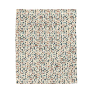 Velveteen Plush Blanket – Cozy Floral Throw - Dipaliz - Blankets