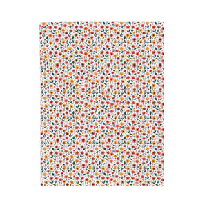 Vibrant Floral Velveteen Plush Blanket - Dipaliz - Blankets
