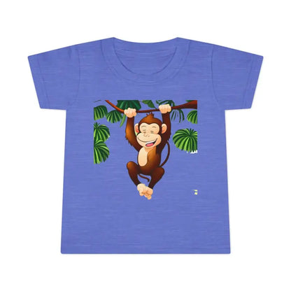 Cozy Funny Monkey Cotton T-shirt for Playful Toddlers - Kids Clothes