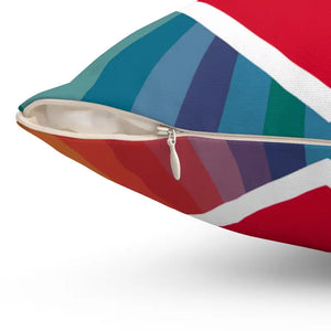 Gay Pride Pillows - Vibrant Polyester Throw - Dipaliz