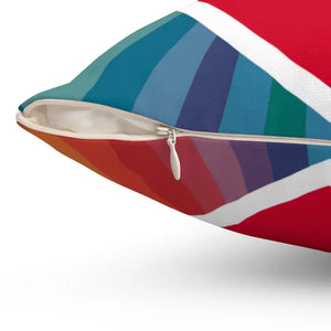 Gay Pride Pillows - Vibrant Polyester Throw - Dipaliz