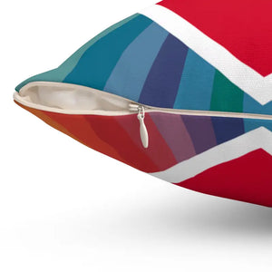 Gay Pride Pillows - Vibrant Polyester Throw - Dipaliz