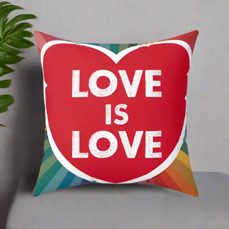 Brighten your Space with Vibrant Gay Pride Throw Pillows - Home Decor