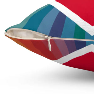 Gay Pride Pillows - Vibrant Polyester Throw - Dipaliz