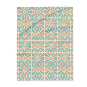 Arctic Fleece Blanket – Cozy Geometric Throw - Dipaliz - Blankets