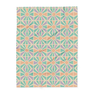 Arctic Fleece Blanket – Cozy Geometric Throw - Dipaliz - Blankets